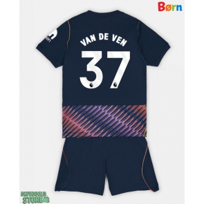 Tottenham Hotspur Micky van de Ven #37 Replika Babytøj Udebanesæt Børn 2026-27 Kortærmet (+ Korte bukser)